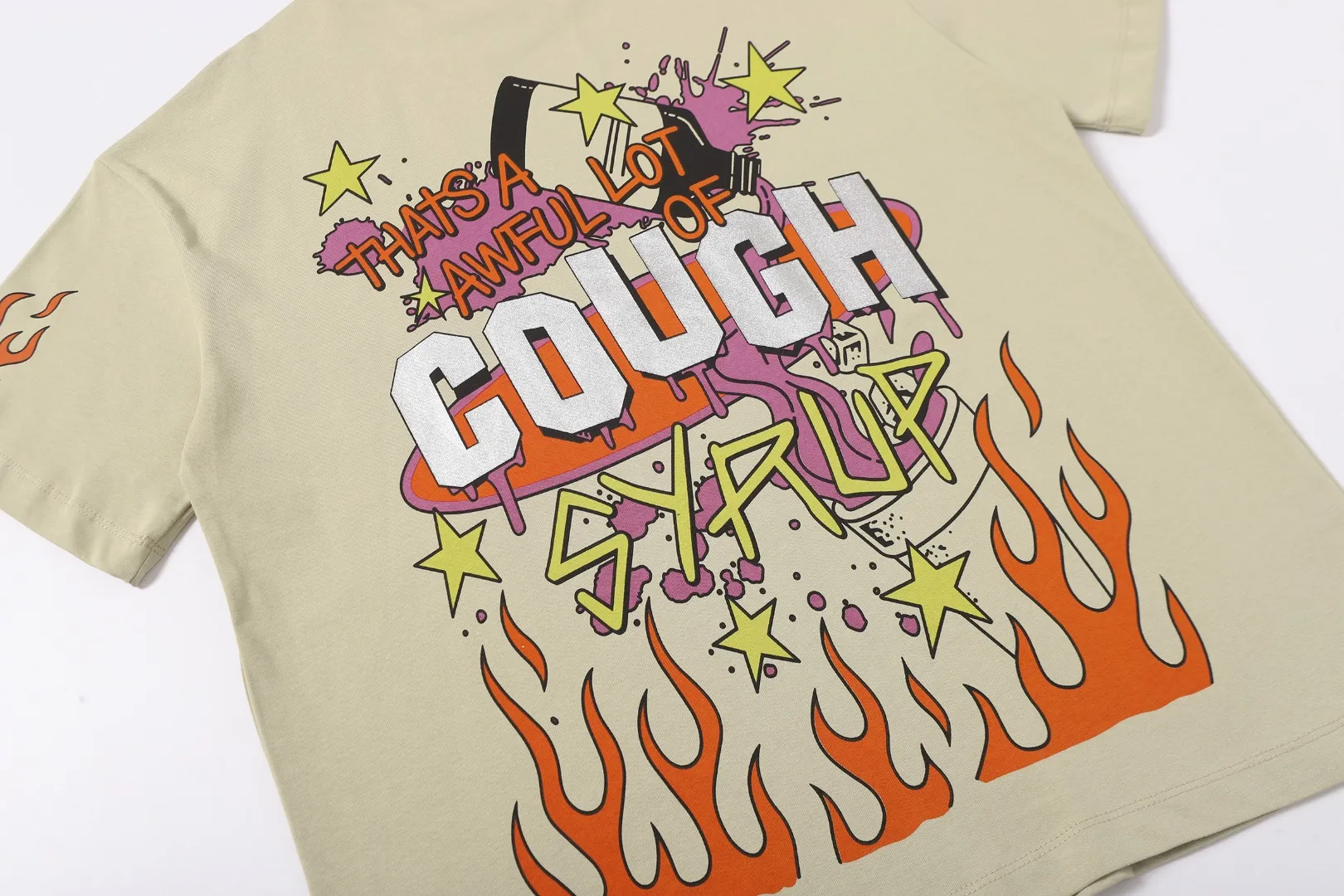 2245# / / ｜ THAT'S A AWFUL LOT OF COUGH SYRUP In Stock T （fabric):32 Sizes（size）：S-M L X L （colour）： / /